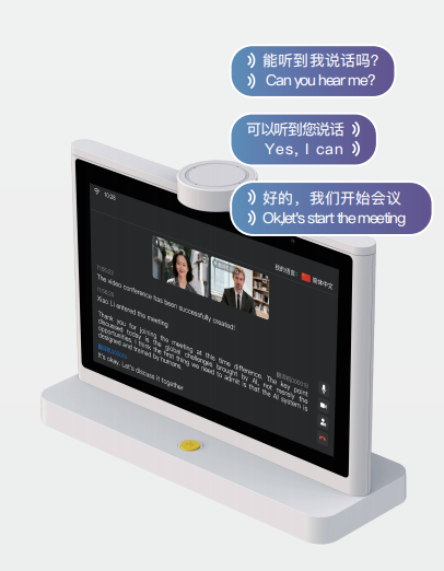 10“ dual Screen AI transltor with Multi-language face-to-face translation