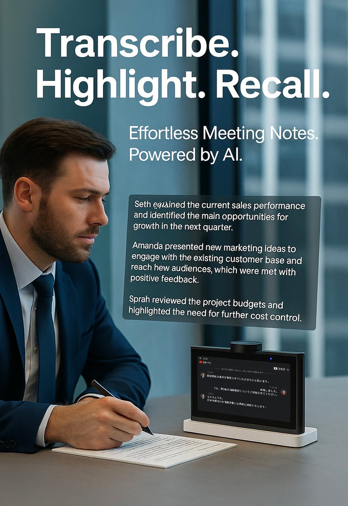 10“ dual Screen AI transltor with Multi-language face-to-face translation