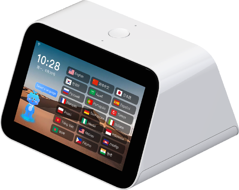 5-Inch Dual-Screen Smart translator 4G Portable & Battery-Free Vehicle Solution