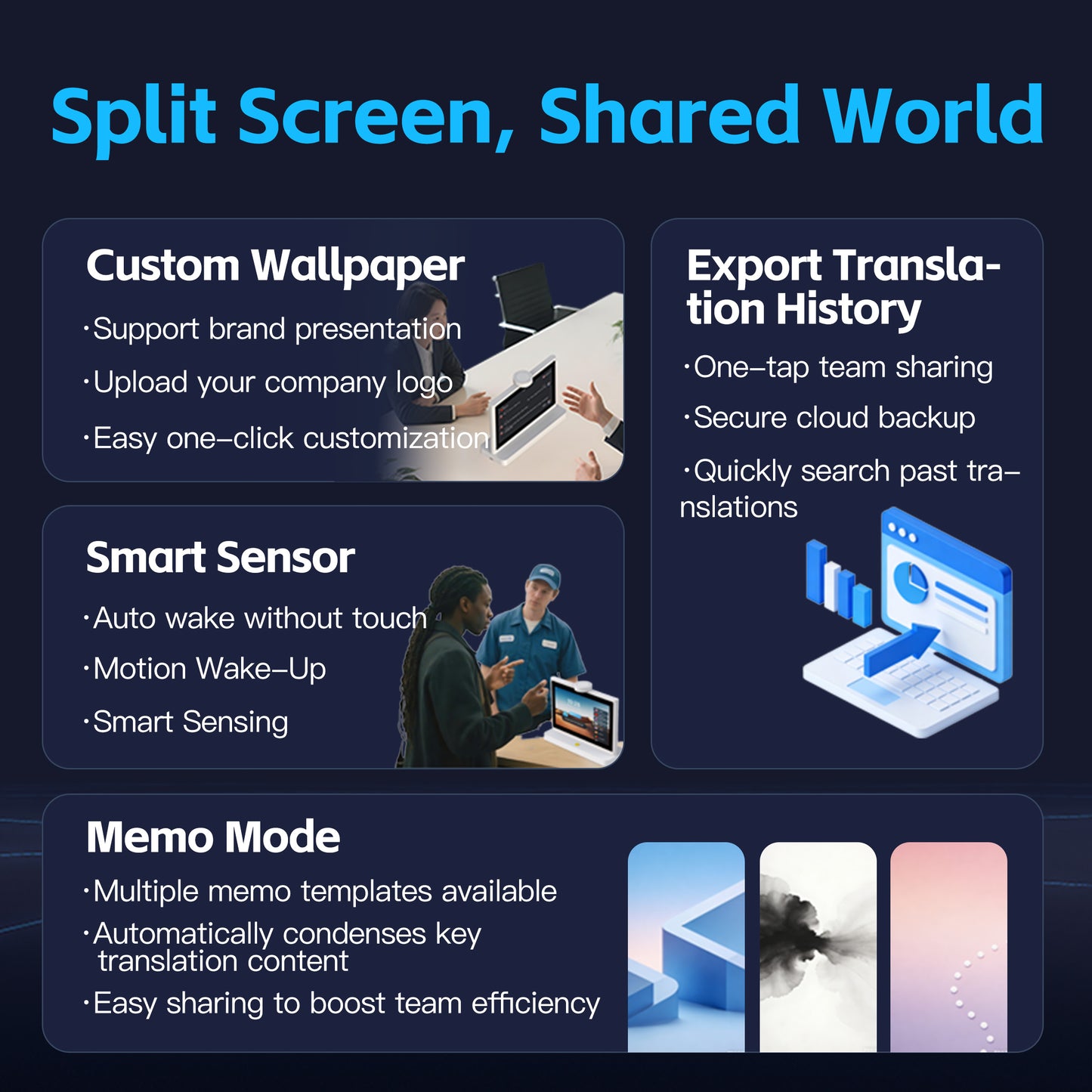 IM Mate: Professional 10" Dual-Screen AI Business Translator