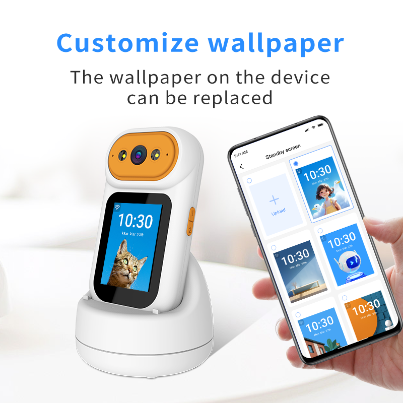 IM Cam:2MP Portable PTZ Auto Tracking Two Way Audio Video Call Camera with Charging Dock