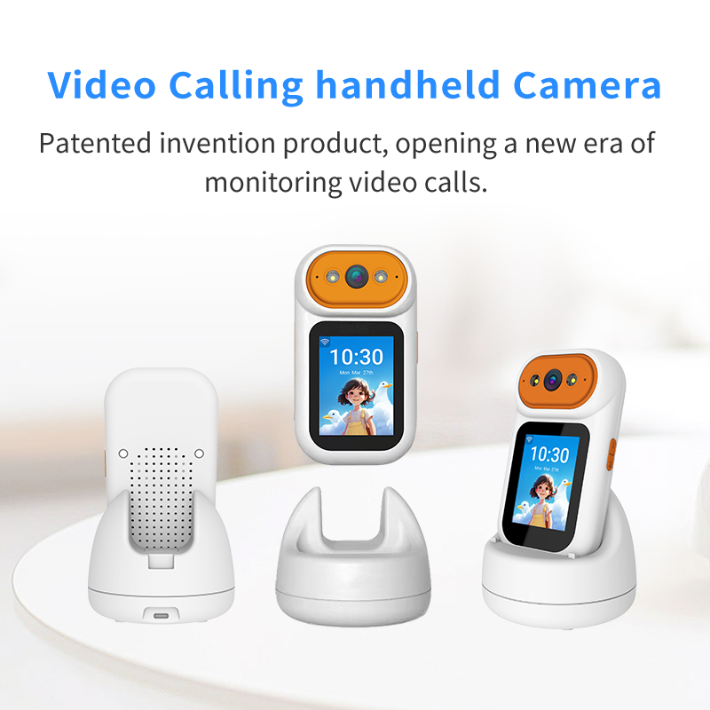 2MP Portable PTZ Auto Tracking Two Way Audio Video Call Camera with Charging Dock