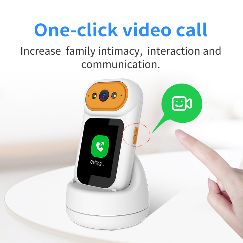 2MP Portable PTZ Auto Tracking Two Way Audio Video Call Camera with Charging Dock