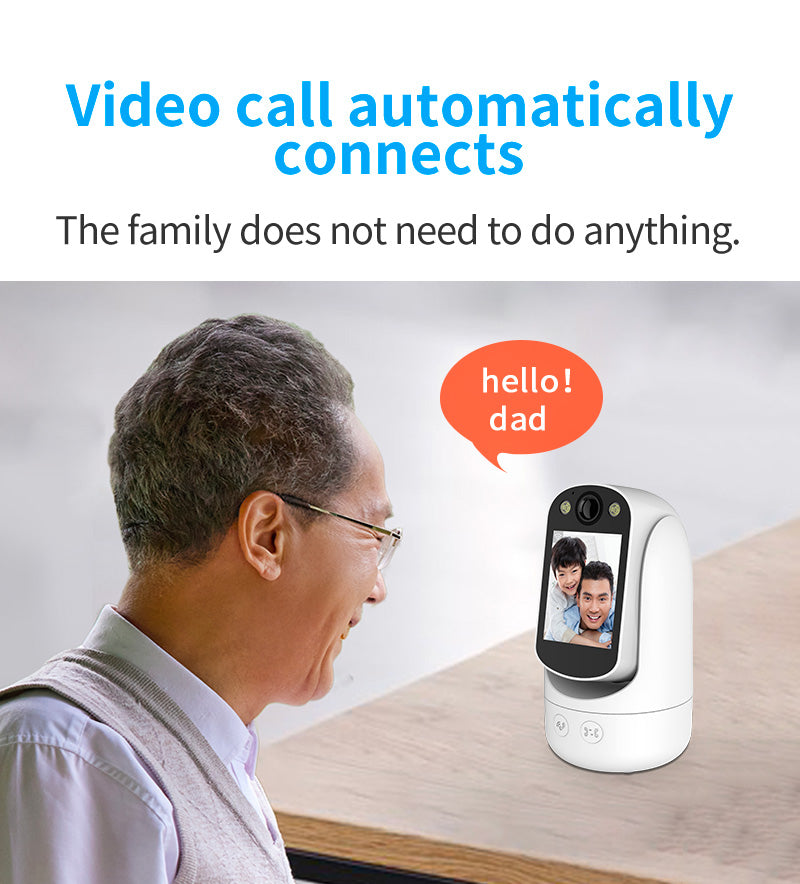 IM Cam:1080P Smart Video Calling Camera with 2.8" Screen - Two-Way Face-to-Face Home Monitor for Pets, Elderly & Kids, WiFi Security Camera with One-Touch Call