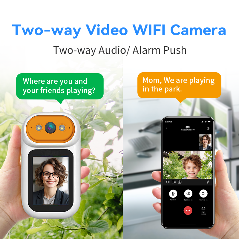 IM Cam:2MP Portable PTZ Auto Tracking Two Way Audio Video Call Camera with Charging Dock