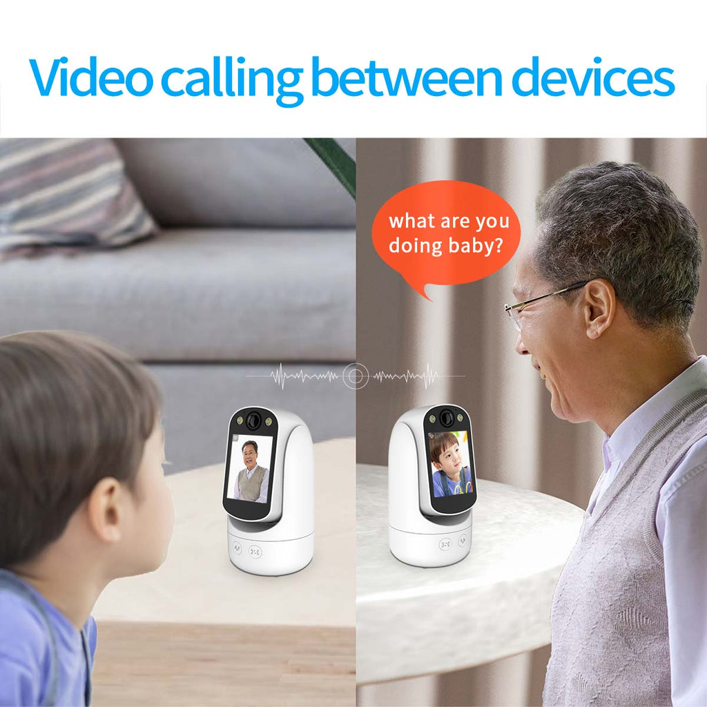 IM Cam:1080P Smart Video Calling Camera with 2.8" Screen - Two-Way Face-to-Face Home Monitor for Pets, Elderly & Kids, WiFi Security Camera with One-Touch Call