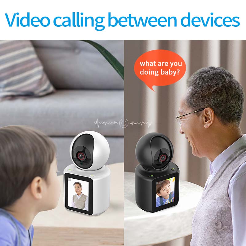 IM Cam:1080P Smart Pet Camera with 2.8" Display - Two-Way Video Calling, 360° Auto Tracking Dog Monitor & Elderly Care WiFi Camera