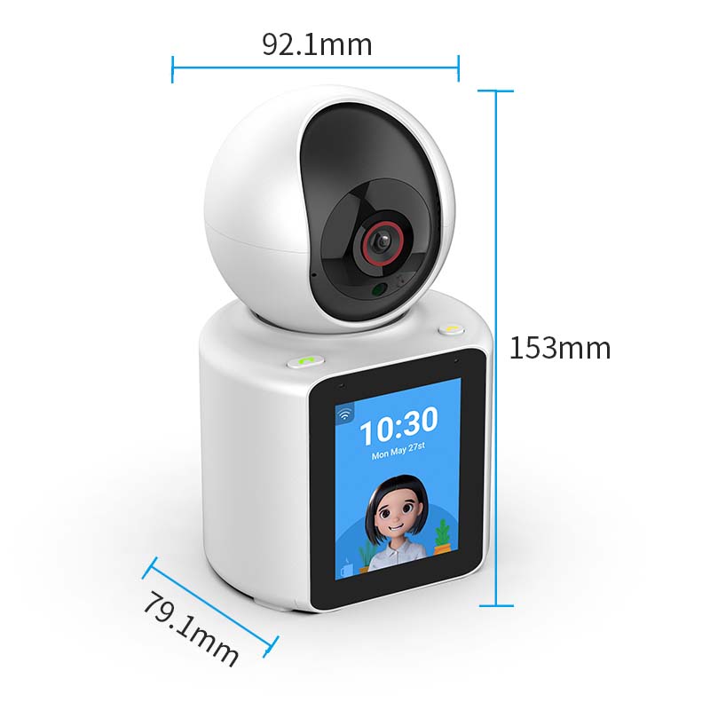 IM Cam:1080P Smart Pet Camera with 2.8" Display - Two-Way Video Calling, 360° Auto Tracking Dog Monitor & Elderly Care WiFi Camera