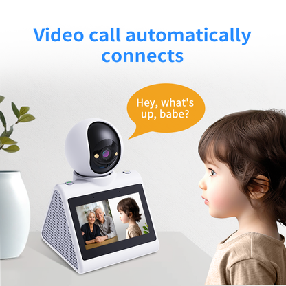 4.3" Screen, Two Way Video Camera for Elderly, Baby and Pets, 1080P Dog Camera with Motion Detection