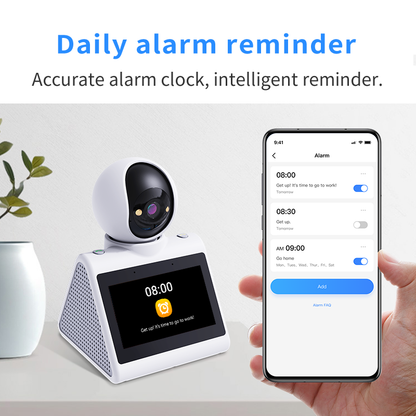 4.3" Screen, Two Way Video Camera for Elderly, Baby and Pets, 1080P Dog Camera with Motion Detection