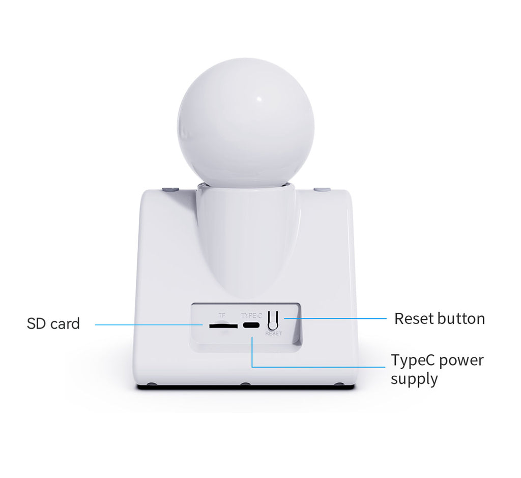 IM Cam:4.3" Screen Two-Way Video Calling Camera - 1080P Smart WiFi Home Monitor for Elderly, Baby & Pets with Motion Detection