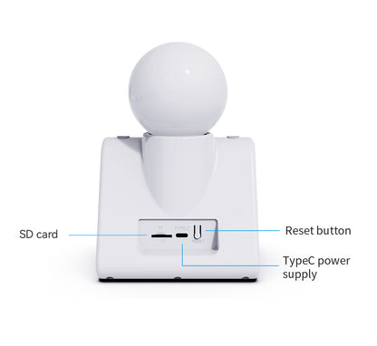 4.3" Screen, Two Way Video Camera for Elderly, Baby and Pets, 1080P Dog Camera with Motion Detection