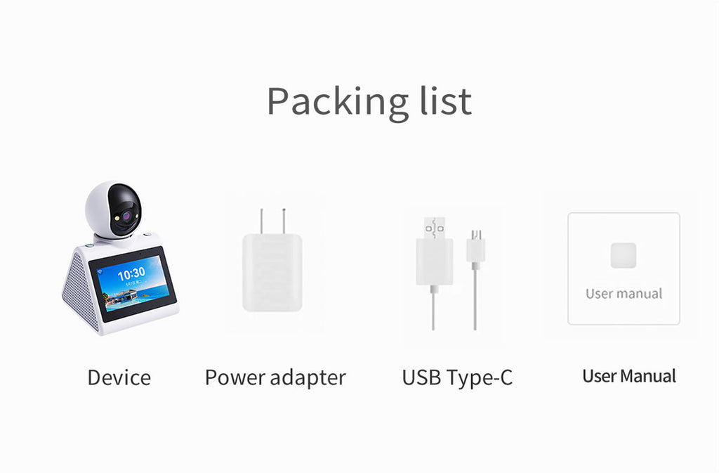 IM Cam:4.3" Screen Two-Way Video Calling Camera - 1080P Smart WiFi Home Monitor for Elderly, Baby & Pets with Motion Detection