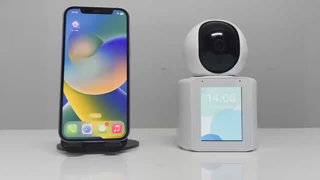 IM Cam:1080P Smart Pet Camera with 2.8" Display - Two-Way Video Calling, 360° Auto Tracking Dog Monitor & Elderly Care WiFi Camera