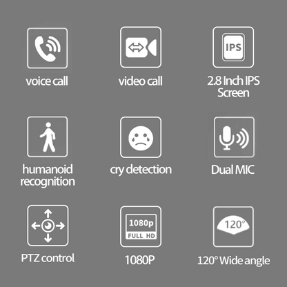 C30 2 Way Video Calling Camera with remote monitoring motion tracking